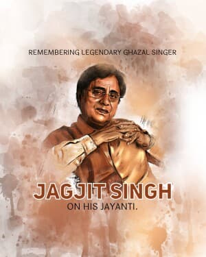 Jagjit Singh Janmjayanti banner
