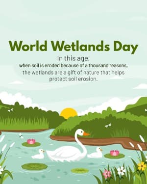 World Wetlands day post