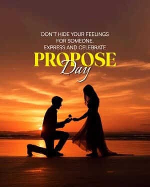 Happy Propose Day post