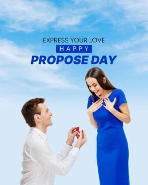 Happy Propose Day event poster