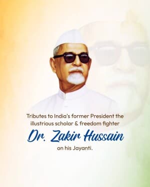 Zakir Husain Janmjayanti event poster