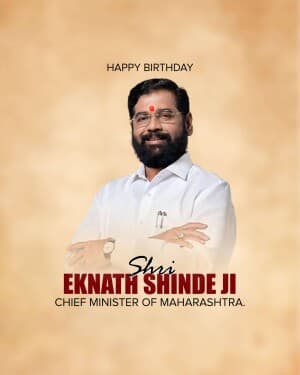 Eknath Shinde Birthday video