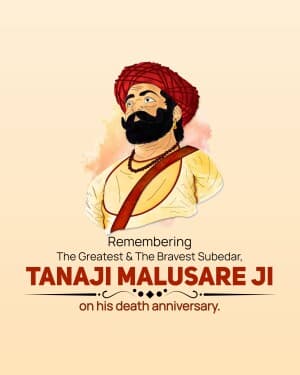 Tanaji Malusare Death Anniversary image