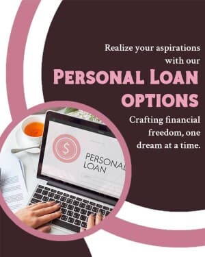 Personal Loan promotional post