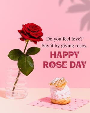 Rose Day banner