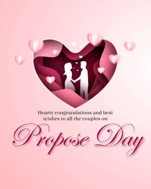 Happy Propose Day graphic