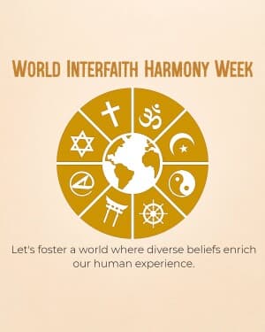 World Interfaith Harmony Week video