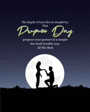 Happy Propose Day banner