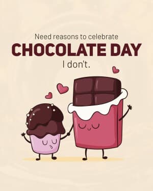 Chocolate Day (Valentine week) illustration