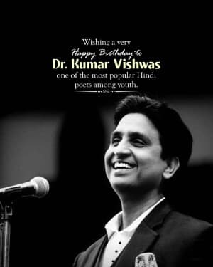 Kumar Vishwas Birthday post