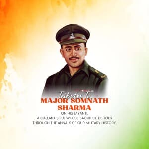 Somnath Sharma Birth Anniversary image