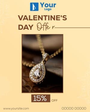 Valentine's Day Offer ad template