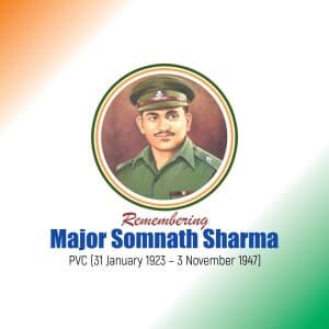 Somnath Sharma Birth Anniversary post