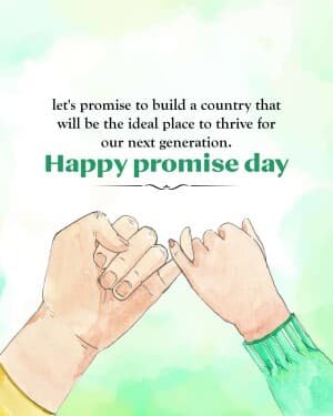 Promise Day banner