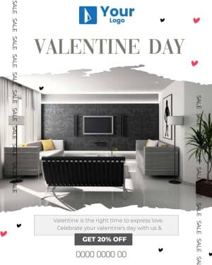 Valentine's Day Offer Instagram flyer