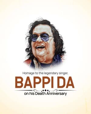 Bappi Lahiri Punyatithi graphic