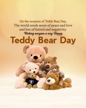 Teddy Day event poster