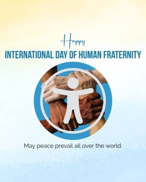 International Day of Human Fraternity post