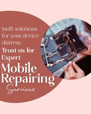 Mobile Repairing business flyer