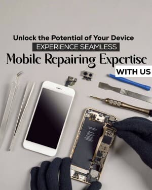 Mobile Repairing business template