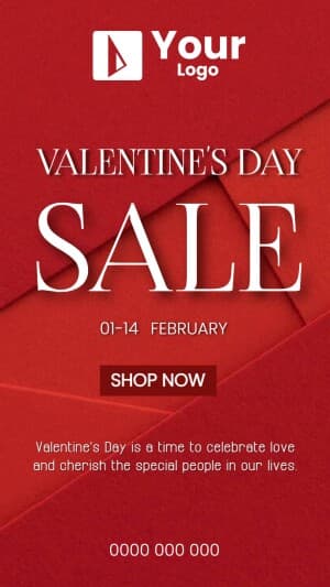 Valentine's Day Offer Instagram banner