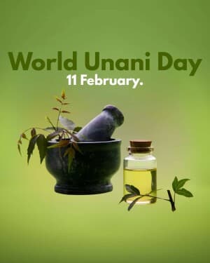 World Unani Day graphic