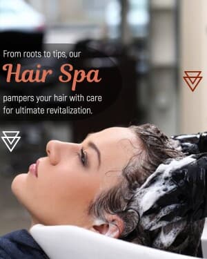 Hair Treatment marketing poster