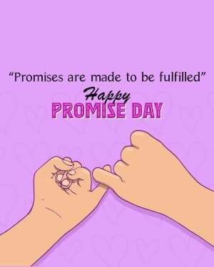 Promise Day event poster