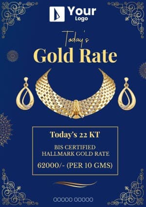 Gold Rate (Poster) Instagram banner