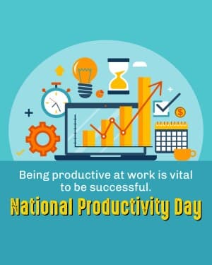 National Productivity Day poster