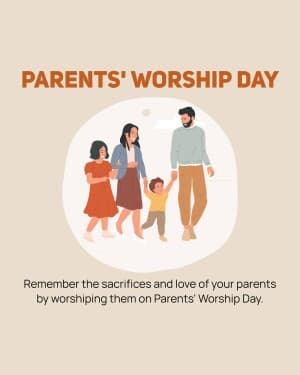 Parents' worship day poster