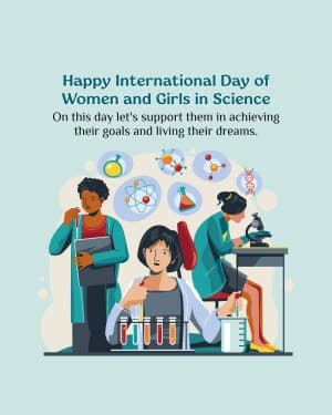 International Day Women and Girls in Science post