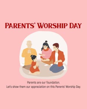 Parents' worship day banner