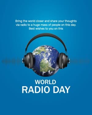 World Radio Day poster Maker