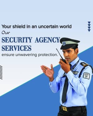 Security Agency promotional template