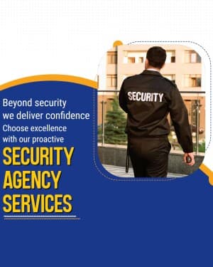 Security Agency promotional poster