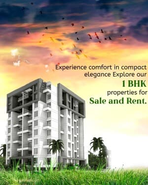 1 BHK facebook banner