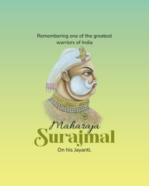 Maharaja Surajmal Jayanti video