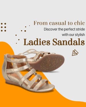 Footwear business banner