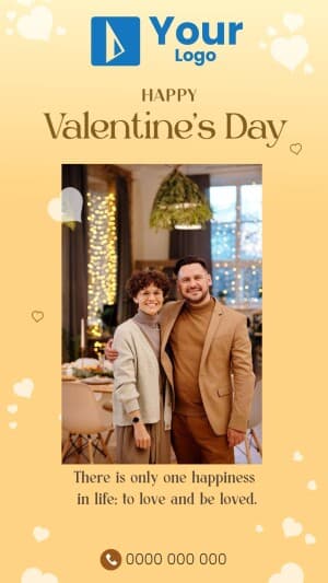 Valentine's Day Wishes Instagram flyer