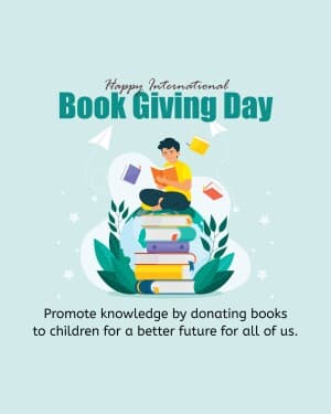 International Book Giving Day post