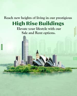 High Rise Building business banner