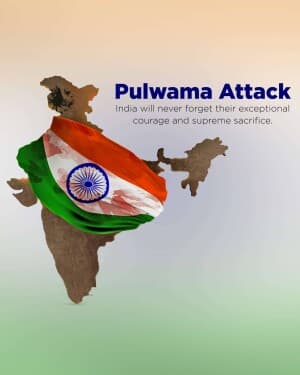 Pulwama Attack event advertisement