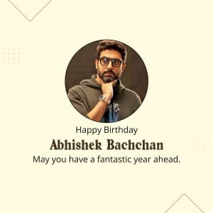 Abhishek Bachchan Birthday post