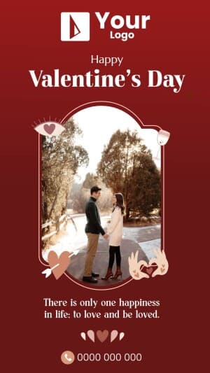 Valentine's Day Wishes creative template