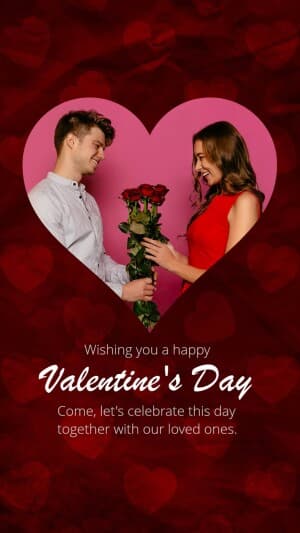 Valentine's day Insta Story Social Media post