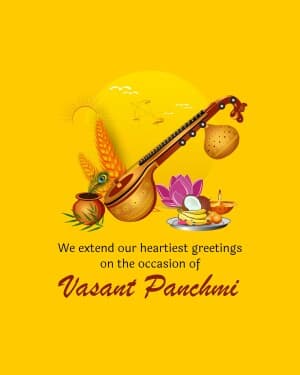 Vasant Panchami banner