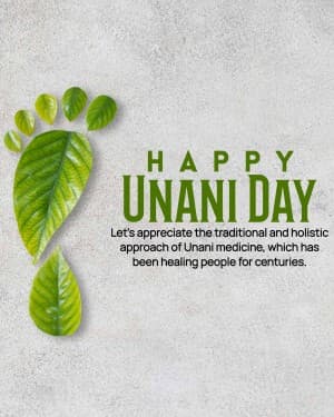 World Unani Day banner