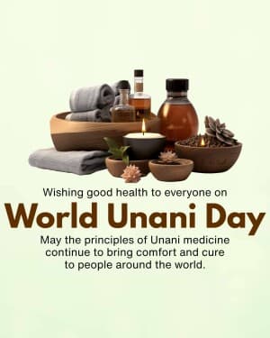 World Unani Day poster