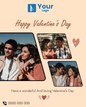 Valentine's Day Wishes Facebook Poster